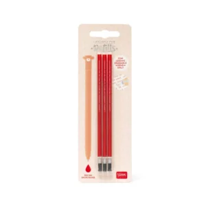 Set 3 refill cancellabile Legami Rosso