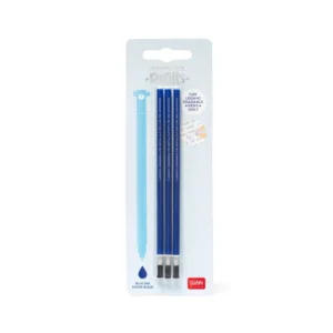 Set 3 refill cancellabile Legami Blu