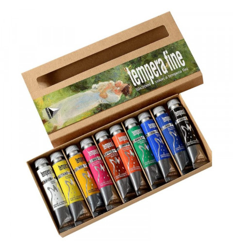 10 tubetti tempera fine maimeri