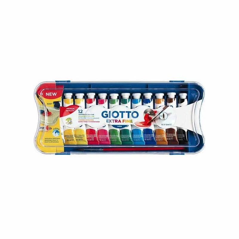 set 12 tempere Giotto 12ml
