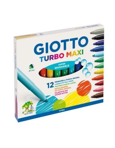 12 pennarelli turbo maxi giotto
