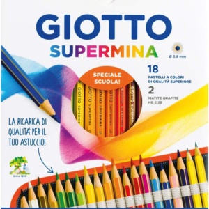 18 pastelli giotto supermina