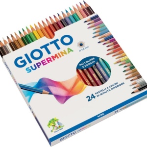 24 pastelli giotto supermina
