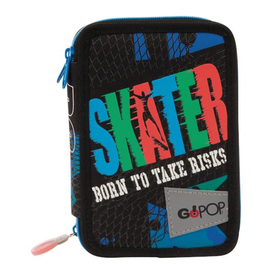 Astuccio 3 piani GoPop skater