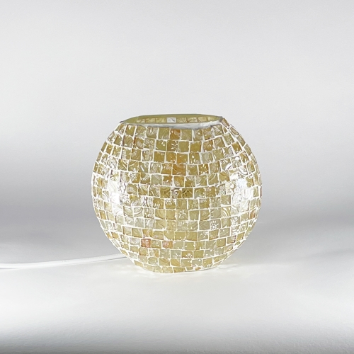 Lampada da tavolo in vetro Artist's Yellow h. 17 - immagine 2