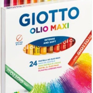 24 pastelli a olio maxi giotto