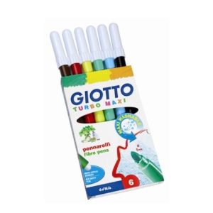 6 pennarelli turbo maxi giotto