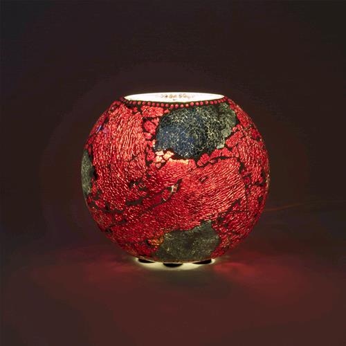 lampada in vetro da tavolo vulcanic eruption h.25