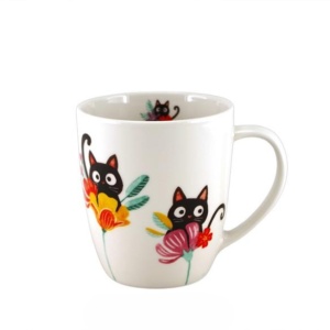 Tazza Gatti e fiori