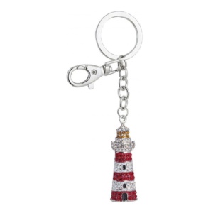 portachiavi faro con strass